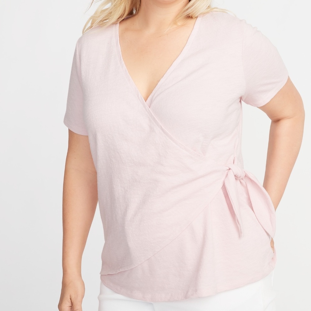 old navy Wrap-Front Side-Tie Top new